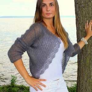 PATTERN - Glass Shrug/Bolero/Cardigan Knitting Pattern Size M to  L