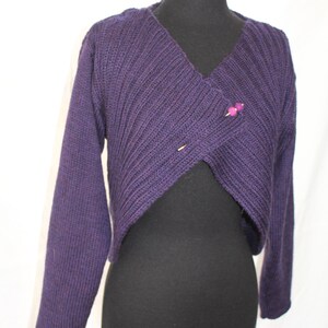 PATTERN New Italian Rib Shrug/Bolero Knitting Pattern For Worsted Weight Yarn image 3