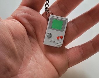 Mini Keychain – Retro Gamer Gift / 3D Printed PLA/ 3D Printed Key Ring/ Nostalgic Gamer Accessory/ 90s Video Game Keychain