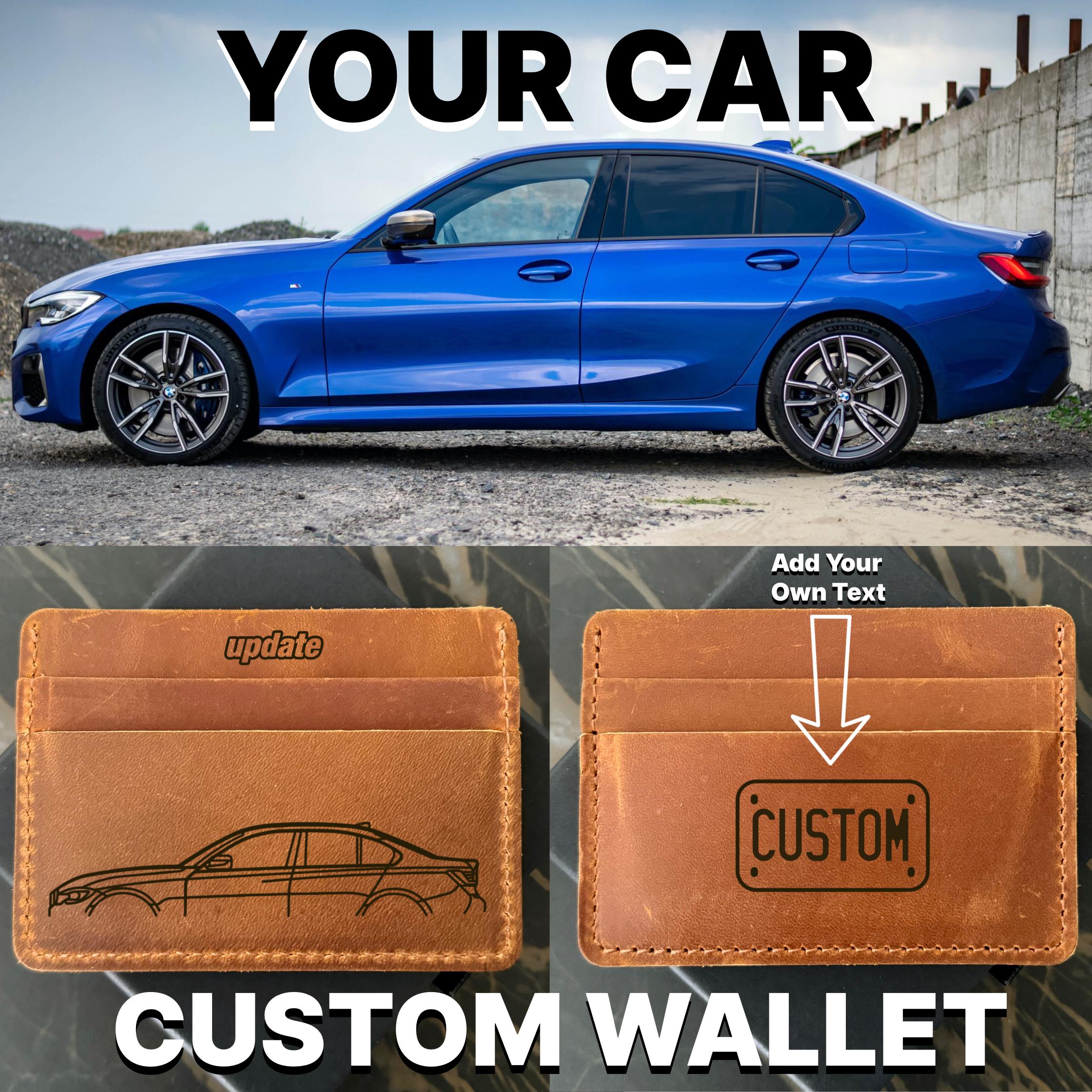 Portafoglio In Pelle BMW M Performance | Mini Porta Carte Con Protezione RFID | Unisex