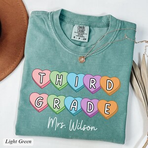 Third Grade Teacher Shirt, 3rd Grade Teacher Shirt, Custom Teacher Name Shirt, Third Grade TShirt, Back to School Shirt, Teacher Team Shirt