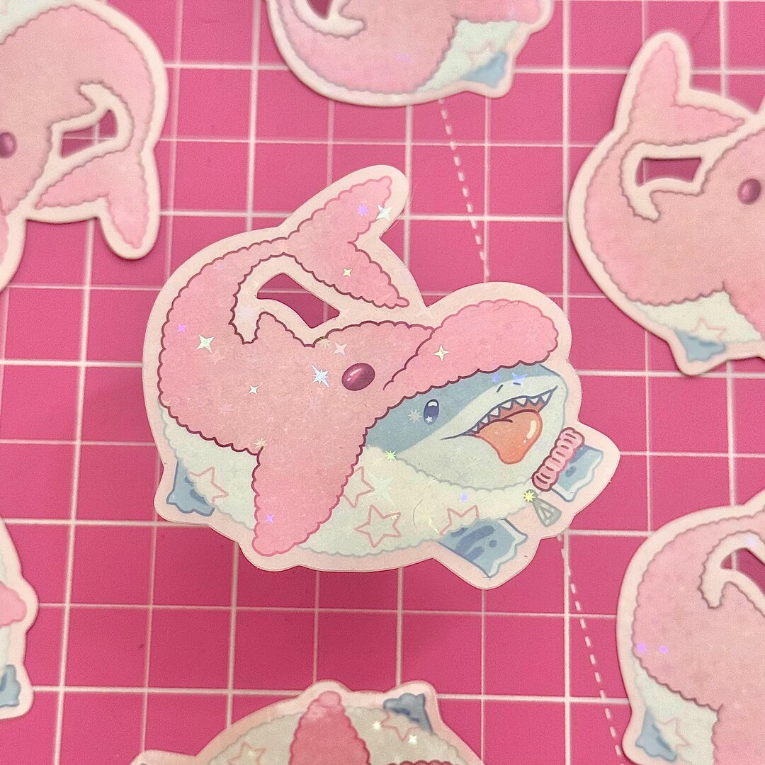 Pink Jeff Sticker - Etsy