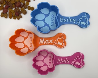 Personalisierter Hunde Futterlöffel: 3D Gedruckter Messbecher