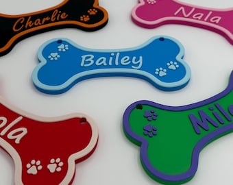 Rose - 35cm De Long - Panneau De Nom Personnalisé En Bois, Lettres