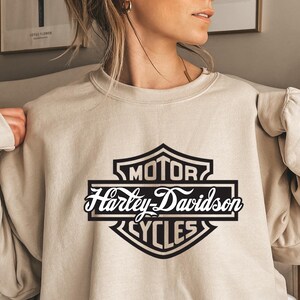 Harley Davidson Sweatshirt Womens Etsy
