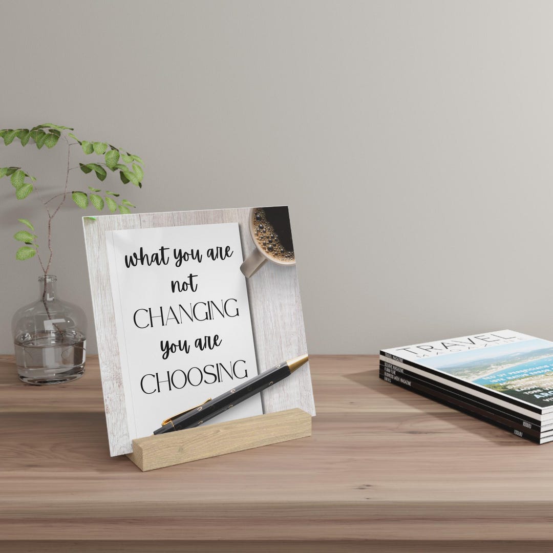 Inspirational Quote-gallery Board With Stand - Etsy