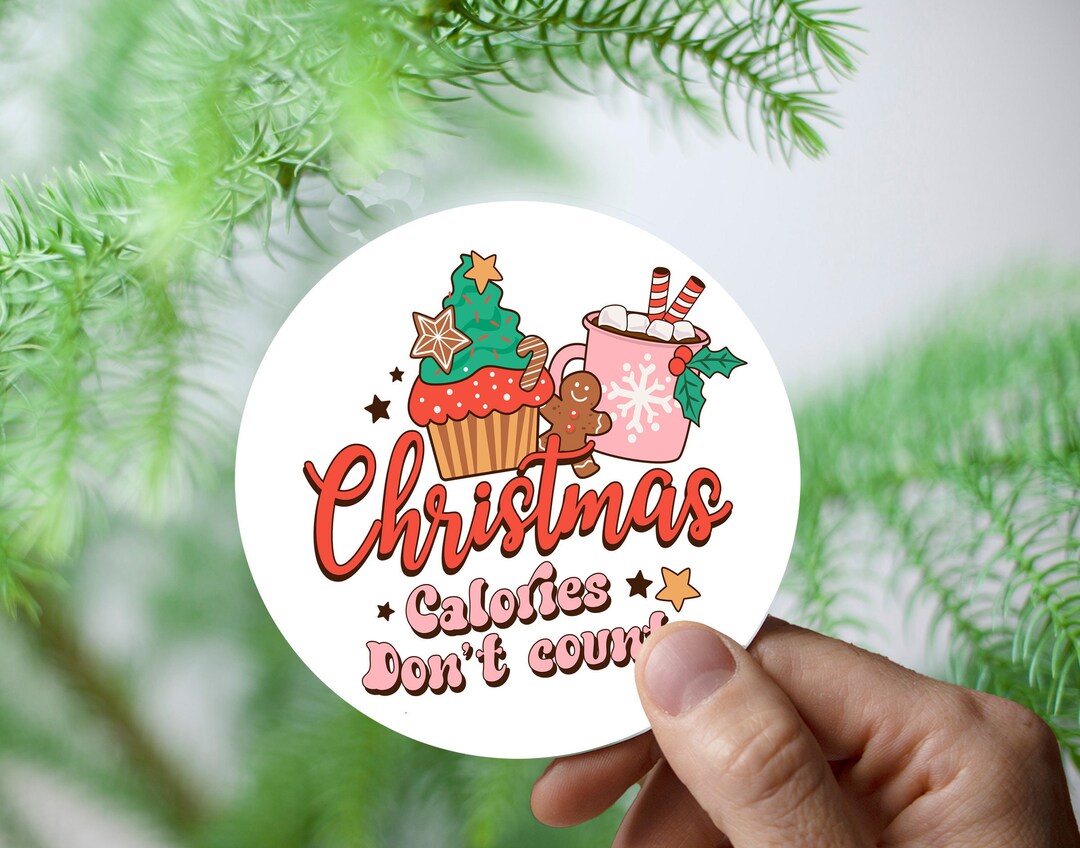 Vintage Retro Look Ceramic Christmas Coasters, Set of 4, Boho Drink