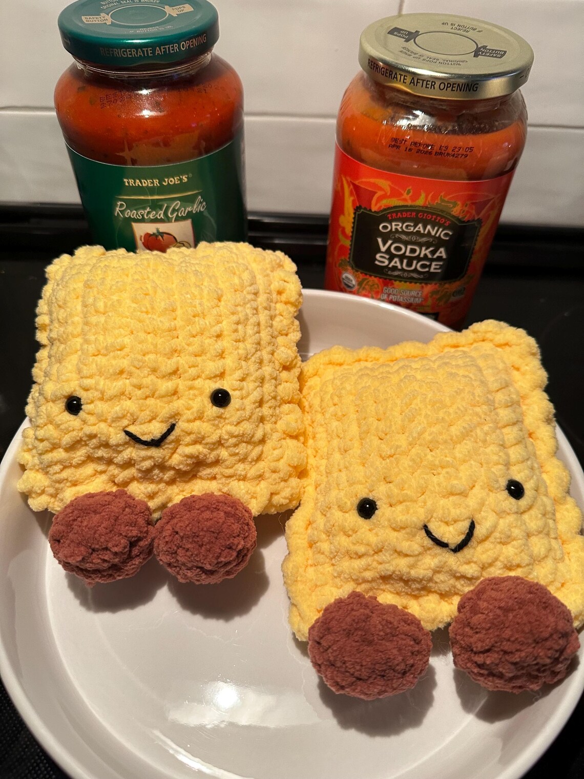 Ravioli Crochet Plushy (jellycat-inspired) - Etsy