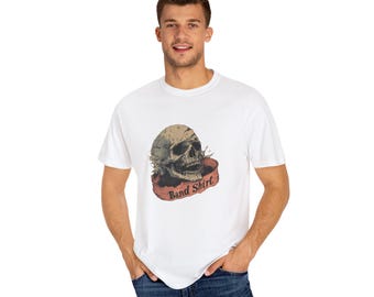 Music Lover Unisex Garment-Dyed T-Shirt, Band Shirt Style, Vintage Tee, Soft Cotton Top, Concert Apparel