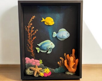 月と魚　アクリル絵画　一点もの il_340x270.6629863455_2dla.jpg