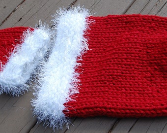 Knit Santa Cocoon and Hat - Pattern