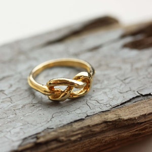 Knot Ring Gold, Knot Ring, Twist Ring Gold, Pretzel Ring Gold, Gold Ring, Sailor Knot Ring, Love Knot Ring, Twist Ring, Knot Ring
