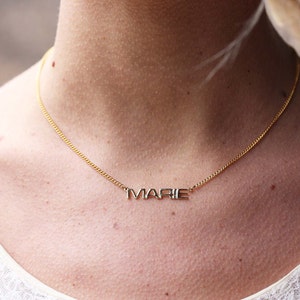 Debbie Name Necklace Silver, Name Necklace, Vintage Name Necklace Silver, Vintage Name Necklace, Gold Necklace, Vintage Necklace image 2