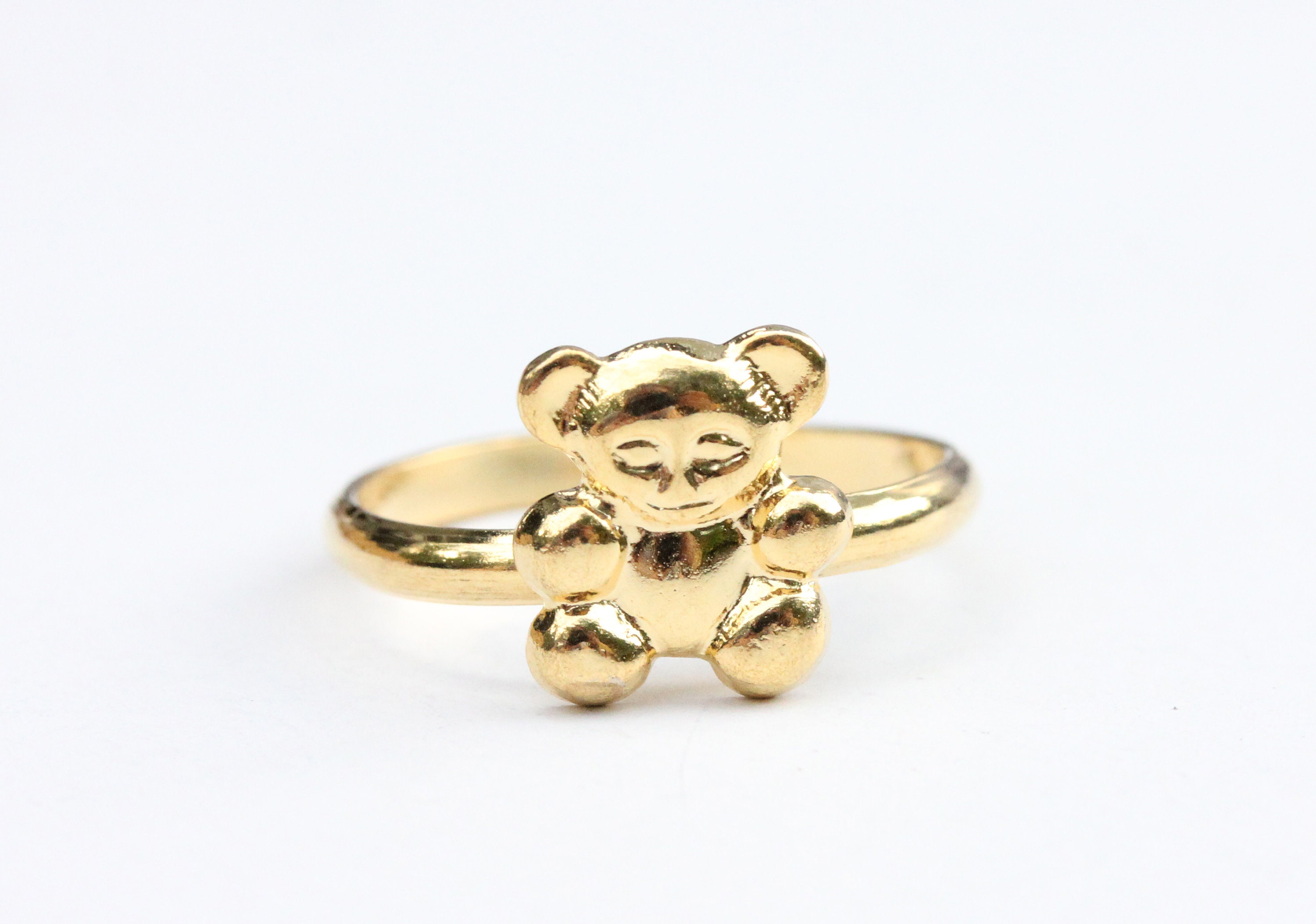 BEAR RING MADE IN 14K GOLD – adelisajewelry