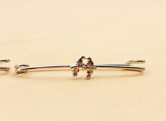 Safety Pin Birds, Love Birds Safety Pin, Safety P… - image 4