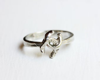 Horseshoe Ring Silver