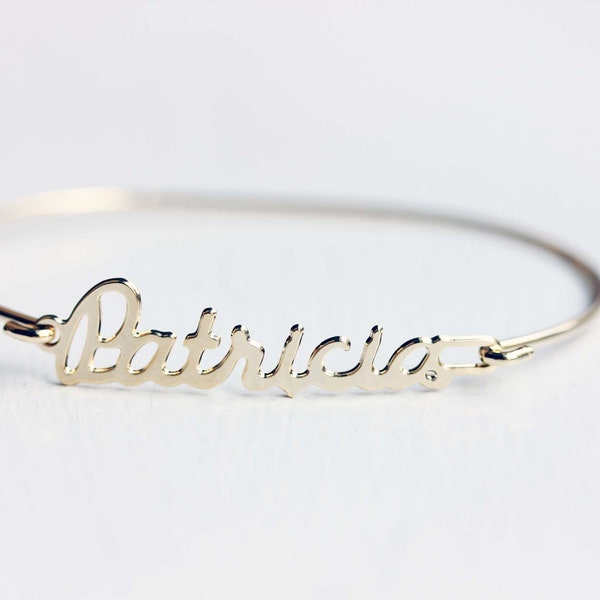 Patricia Name Bracelet Silver, Name Bracelet, Vintage Name Bracelet Silver, Vintage Name Bracelet, Silver Bracelet, Vintage Bracelet