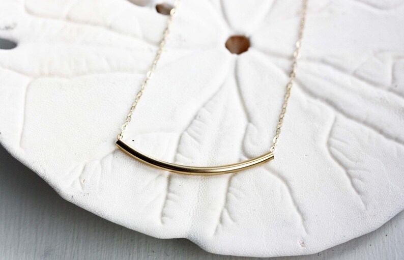 Ashiana Como Iolite T-Bar Necklace Gold main image 1