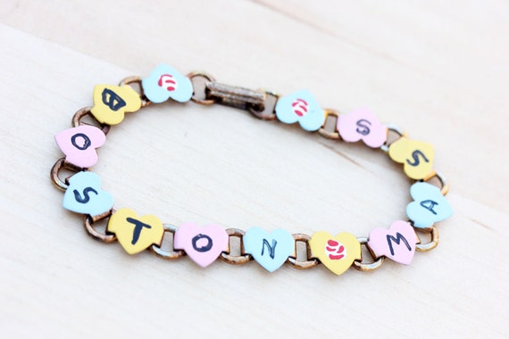 Boston Bracelet Vintage, Boston Strong Bracelet, … - image 1