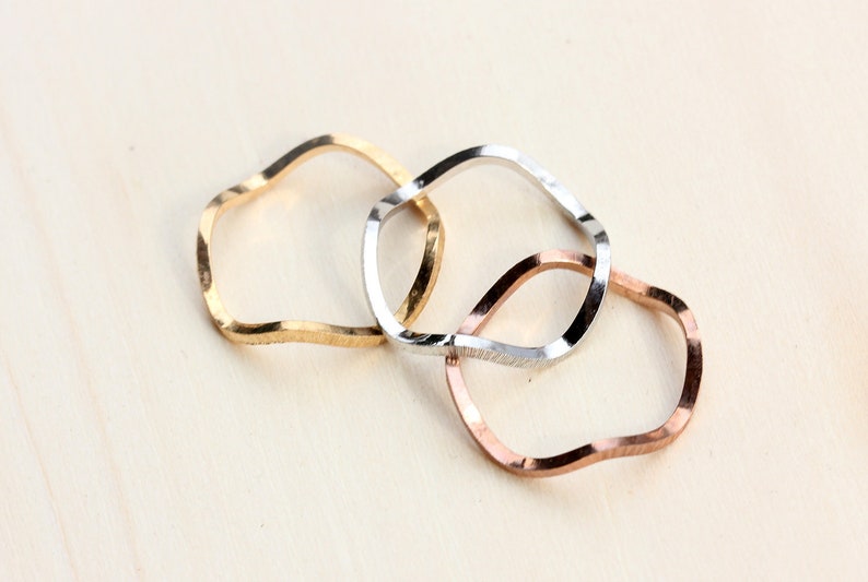 Stacking Ring Set Set of 3 Rings Puzzle Ring Layering - Etsy
