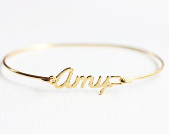Amy Name Bracelet Gold, Name Bracelet, Vintage Name Bracelet Gold, Vintage Name Bracelet, Gold Bracelet, Vintage Bracelet