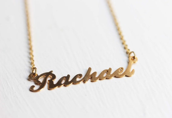 Rachel name necklace sale