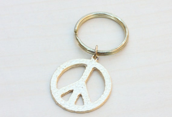 Peace keychain best sale