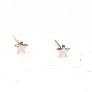 Tiny Star Studs, Silver Star Studs, Small Star Studs, Small Silver Star Studs, Star Studs, Star Shape Studs, Tiny Studs, Small Silver Studs