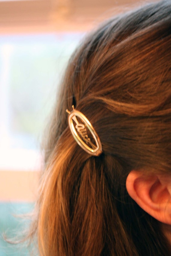 Hair Clip Vintage Gold 