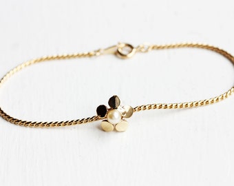 Delicate Pearl Flower Bracelet