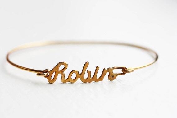 Robin Name Bracelet Robin Bracelet 