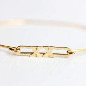 Gold XX Bracelet image 2