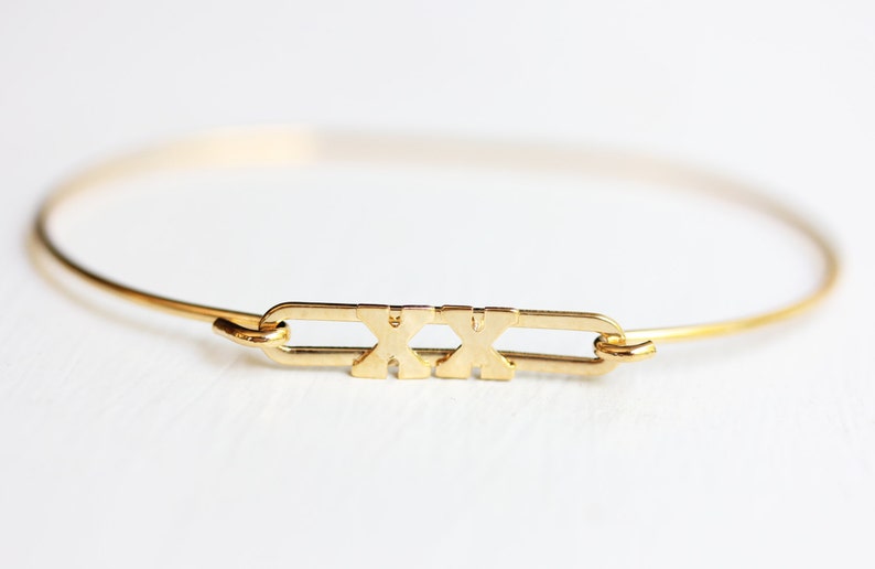 Gold XX Bracelet image 2