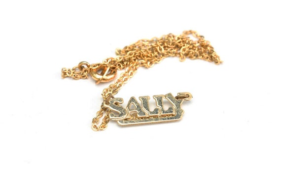 Sally Name Necklace, Sally Necklace, Name Necklace