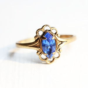 Marquise Crystal Rings - Blue, Purple, Amber, Green