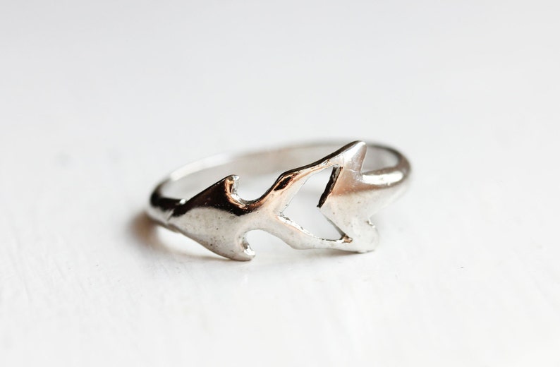 Silver Arrow Ring, Arrow Ring image 1