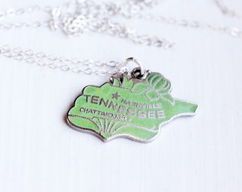 State Charm Necklace - Tennessee