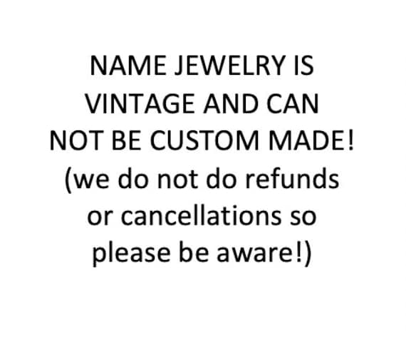 Bev Name Necklace Gold, Name Necklace, Vintage Na… - image 3