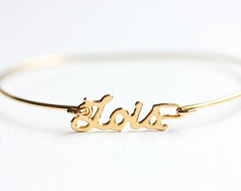 Lois Name Bracelet Gold, Name Bracelet, Vintage Name Bracelet Gold, Vintage Name Bracelet, Gold Bracelet, Vintage Bracelet