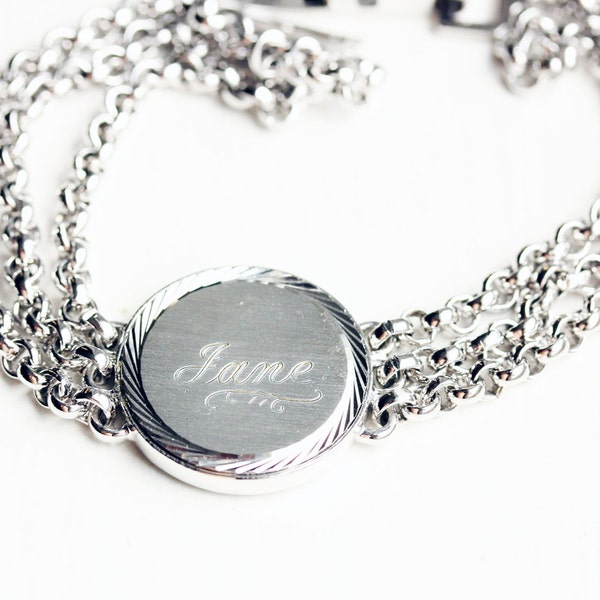ID Chain Name Bracelet - Jane