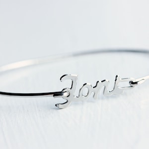 Pulsera con nombre Toni plata, pulsera con nombre, pulsera con nombre vintage plata, pulsera con nombre vintage, pulsera de plata, pulsera vintage