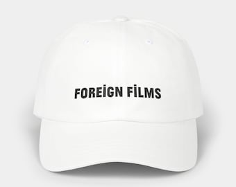 FOREIGN FILMS Cap (Black Embroidery)