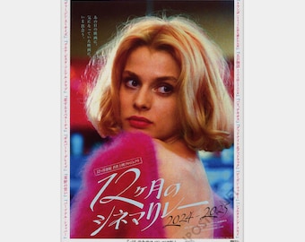 PARIS TEXAS & The Virgin Suicides — Rare 2024 **Double Sided** Japanese Chirashi Movie Poster Sofia Coppola, Wim Wenders