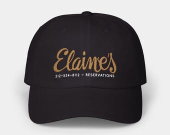 Elaine's NYC Restaurant Cap