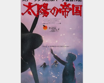 Empire of the Sun — Rare Vintage 1987 Japanese Chirashi Movie Poster