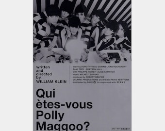 Who Are You, Polly Magoo?  — Rare Vintage 1999 Japanese Chirashi Movie Poster