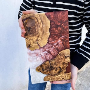 Resin Charcuterie Board, Epoxy & Olive Wood Charcuterie Board, Unique cheese Board, Housewarming Gift, Christmas Gifts, Valentines Day Gift