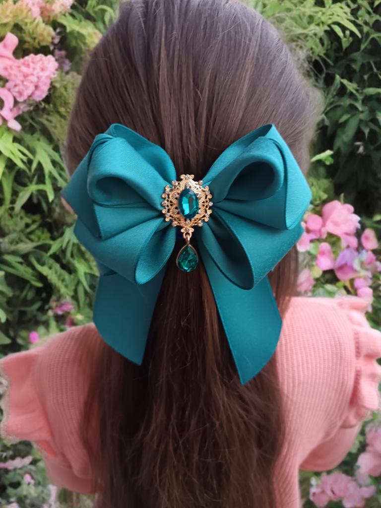 Lot De 4 épingles à Cheveux Avec Strass Bleu Turquoise - Longueur 6cm