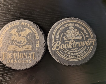 Ensemble de sous-verres livresques