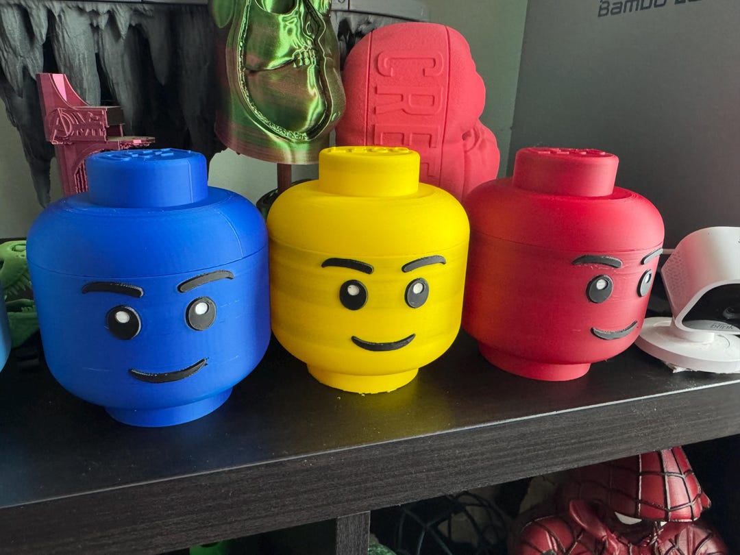 lego bricks lego head storage box argos